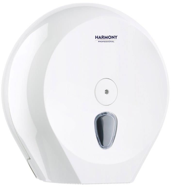 Zásobník Harmony na toaletní papír Jumbo 240 - 280mm - plastový, bílý